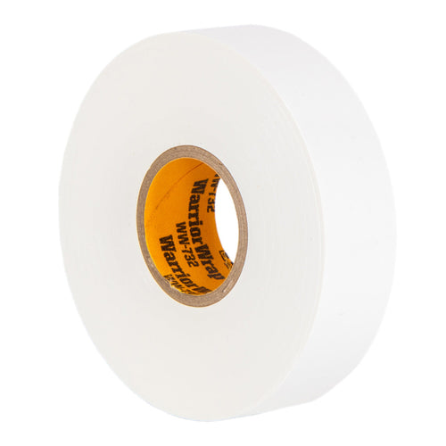 NSI Industries WW-732-WT WarriorWrap Premium Medium 3/4 in. x 66 ft. 7 mil Vinyl Electrical Tape, White