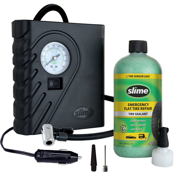 Slime Smart Spair Flat Tire Repair Kit
