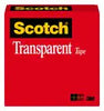 3M Scotch® Transparent Tape Refill Rolls 3/4 x 1296  1