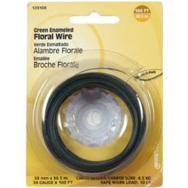 24-Gauge Green Floral Wire, 100-Ft.