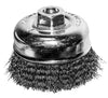 Century Drill And Tool Crimped Wire Angle Grinder Cup Brush, 3-inch, 5/8 x 11 in. Arbor