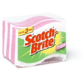 3-Pack Delicate-Duty Scrub Sponges