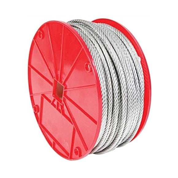 Baron 7X19 Galvanized Aircraft Cable 3/8 Inch By 50 Foot