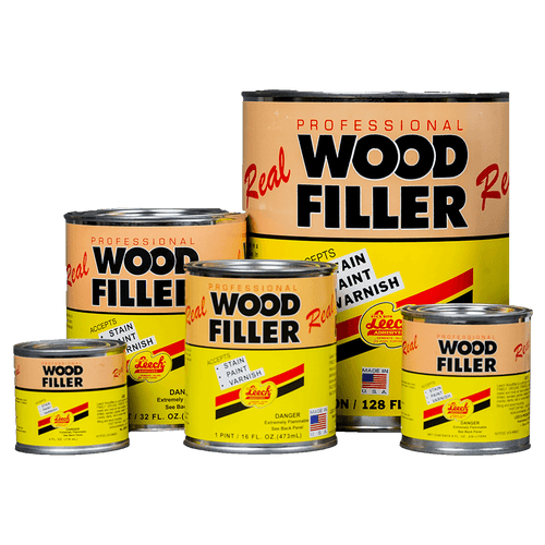 Leech Superior Grade Real Wood Filler 1 Quart