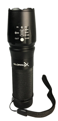 GlowMax 900 Lumen ZOOM Flashlight - Blister of 1
