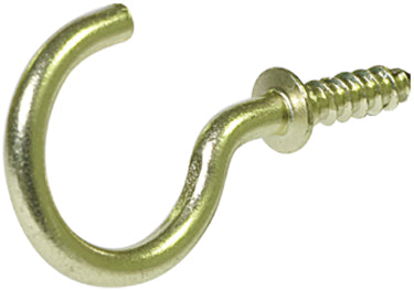 1 SOLID BRASS CUP HOOK