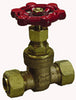 1/2  NL BRASS GATE VALVE