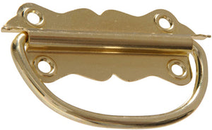 3-1/2  BRASS PLATED CHESTHANDLE