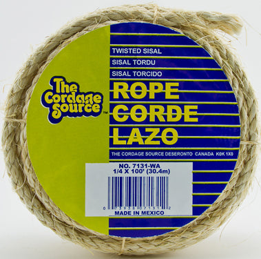 (7131) ROPE 1/4X100 SISAL