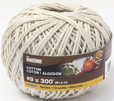 1PLY COTTON TW ISTED TWINE #9 X 300 FT