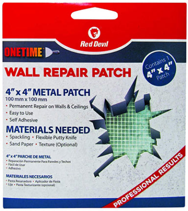 ONETIME WALL REPAIR PATCH 4 X 4