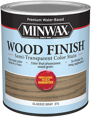 MINWAX WOOD FINISH SEMTRANS GRAY QT