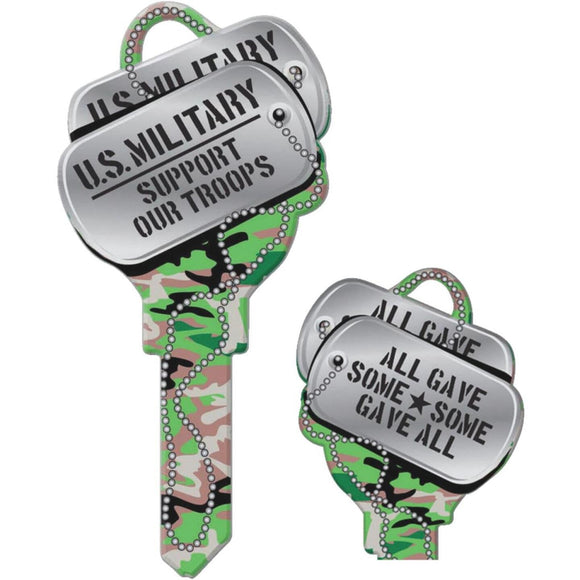 Lucky Line Dog Tags Design Decorative House Key, KW11