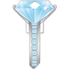 Lucky Line Diamond Design Decorative House Key, SC1