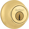 Kwikset Mobile Home Polished Brass Single Cylinder Deadbolt