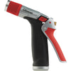 Gilmour Pro Zinc Pistol Nozzle, Red & Black