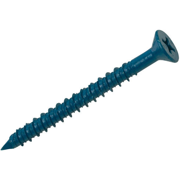 Hillman 3/16 In. x 2-1/4 In. Flat Concrete Screw Anchor (100 Ct.)