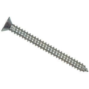Hillman #8 x 3/4 In. Phillips Flat Head Stainless Steel Sheet Metal Screw (100 Ct.)