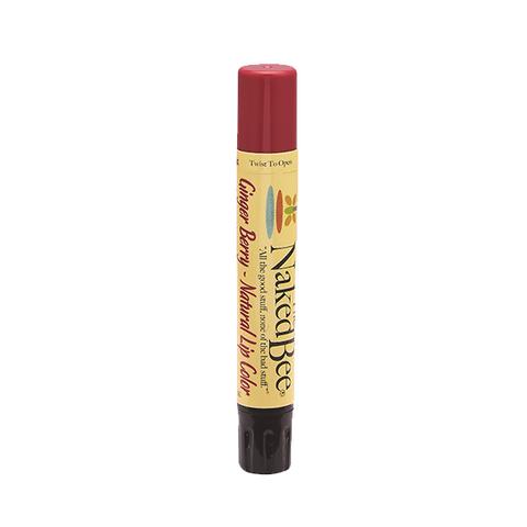 The Naked Bee Ginger Berry Shimmering Lip Color 0.09 oz