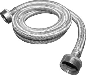 Plumb Pak Washing Machine Hose, 3/4 In X 4 Ft, Fht, Stainless Steel, 48