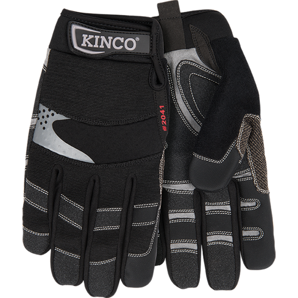 Kinco Kincopro™ General™ Synthetic With Pull-Strap Large, Black