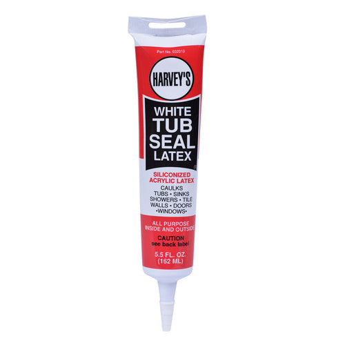 William H Harvey 5.5 oz. White Tub Caulk