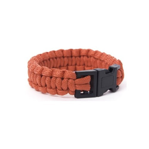 PARACORD BRACELET 23 CM RED NYLON