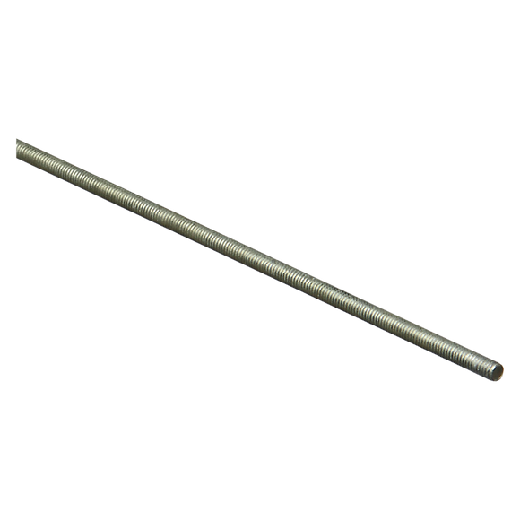 National Hardware Steel Threaded Rods Coarse Thread Zinc Plated (8-32 x 36