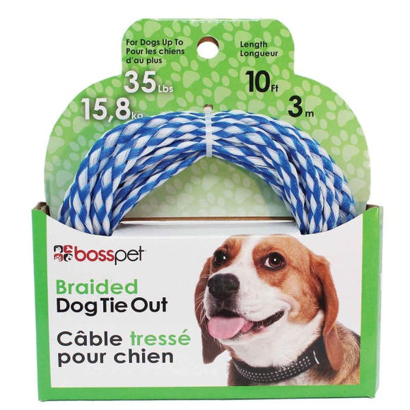Boss Petedge  Poly Rope Tie-Out 10ft