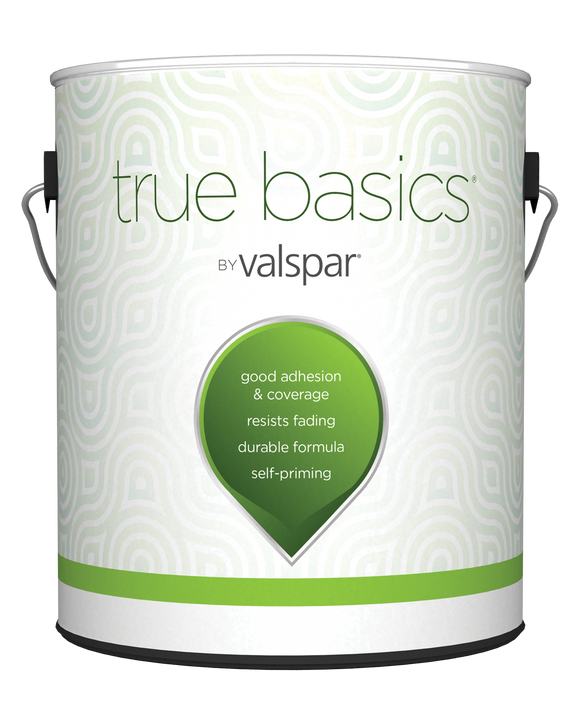 Valspar True Basics 1 Gal Exterior Semi-Gloss Tint Base Paint & Primer