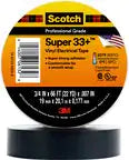 3M™ Scotch® Super 33+™ Vinyl Electrical Tape, Black, 3/4 inch x 66 ft