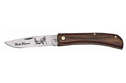 Frost Cutlery Wood Mule Skinner 3 1/2